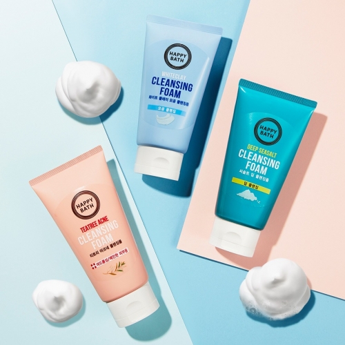   에이스몰 해피바스 내추럴 클렌징폼 씨솔트딥150g 1개