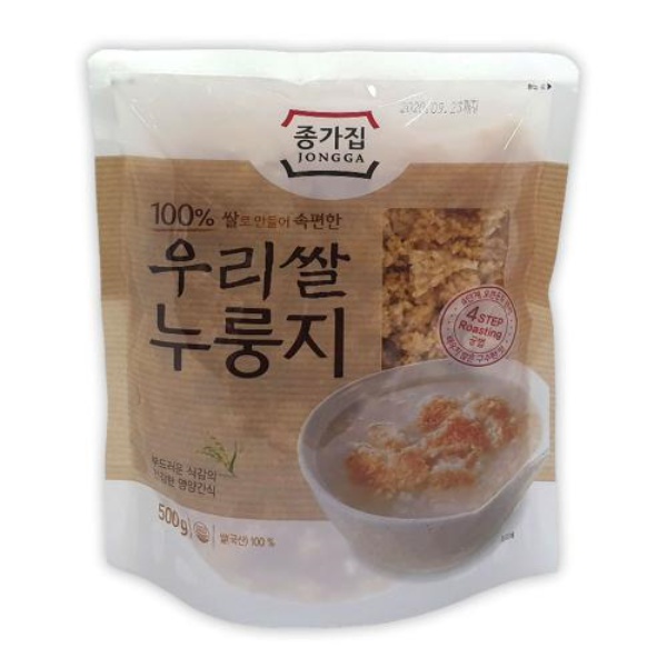   종가집 우리쌀 누룽지 500g 고소한 누룽지 누룽지탕
