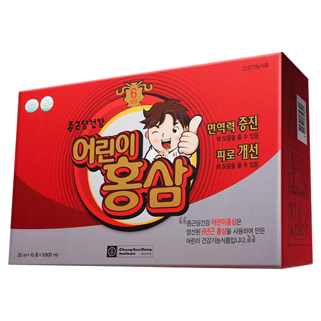  종근당 어린이홍삼, 20ml, 30포
