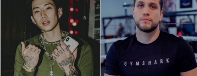 박재범 격투기선수 오르테가에게 뺨 맞아!! 정찬성 분노