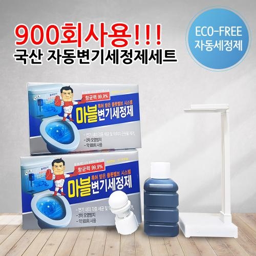   에이스몰 마블 자동변기세정제 세트900회 사용 1개 100ml