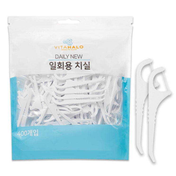 (로켓배송)쿠팡 브랜드 - 비타할로 데일리뉴 일회용 치실, 400개입, 1개 추천해요 (로켓배송)쿠팡 브랜드 - 비타할로 데일리뉴 일회용 치실, 400개입, 1개 추천해요