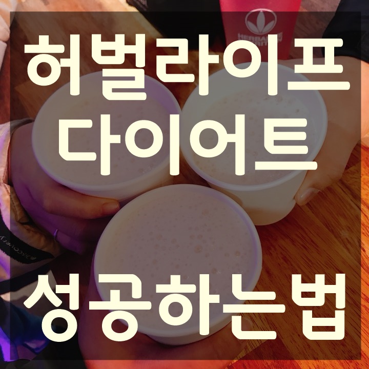  내가 허벌라이프 다이어트 성공한 방법