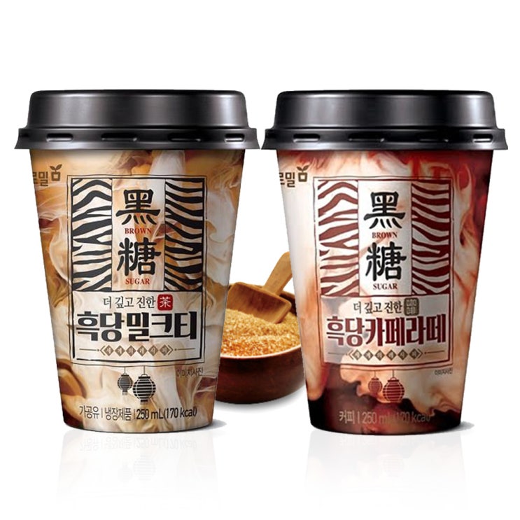 푸르밀 250ml 흑당밀크티10컵+흑당카페라떼10컵 혼합배송, 20개입 추천해요