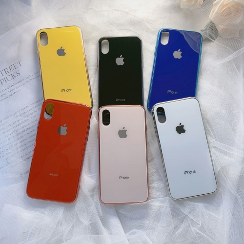미퓨어 강화유리 9H 6색상 하우징 아이폰케이스 휴대폰 케이스