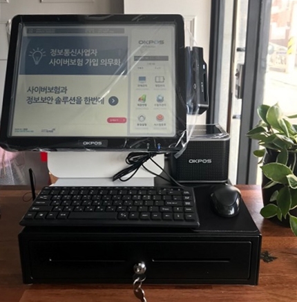  [오케이포스] 음식점(카페) OKPOS ZED5 설치 이미지