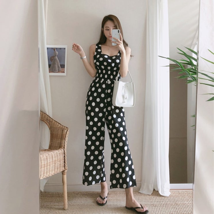 요시아나 땡땡이 점프수트 추천해요 요시아나 땡땡이 점프수트 추천해요
