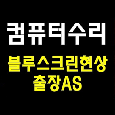  모니터 블루스크린 백암면 컴퓨터 수리 출장 AS 비용 문의