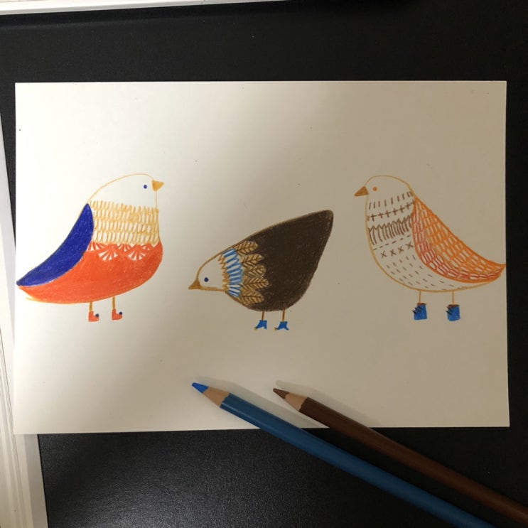  초보자도 쉽게 따라 그릴 수 있는1일1손그림, 색연필 일러스트로 소확행 즐기기!