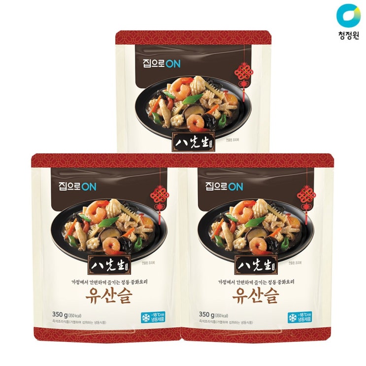 청정원 802) 집으로ON 유산슬 350g x3개 (냉동), 1개 추천해요