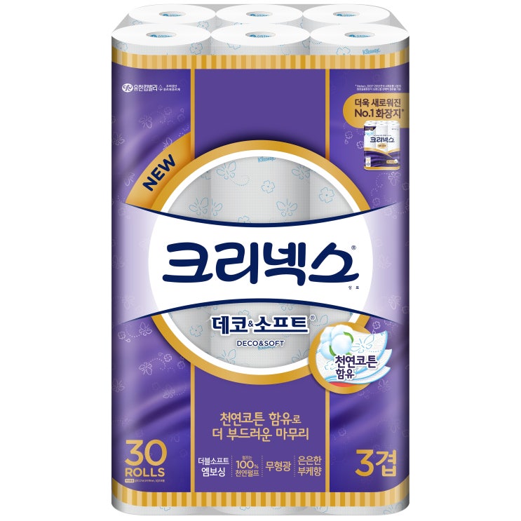 (로켓배송)크리넥스 3겹 데코 & 소프트 화장지 27m, 30개입, 1개 추천해요 (로켓배송)크리넥스 3겹 데코 & 소프트 화장지 27m, 30개입, 1개 추천해요