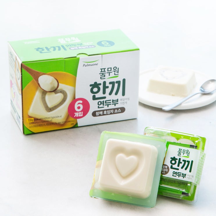 (로켓배송)풀무원 한끼 연두부 + 참깨 흑임자 소스, 120g, 6개 추천해요 (로켓배송)풀무원 한끼 연두부 + 참깨 흑임자 소스, 120g, 6개 추천해요