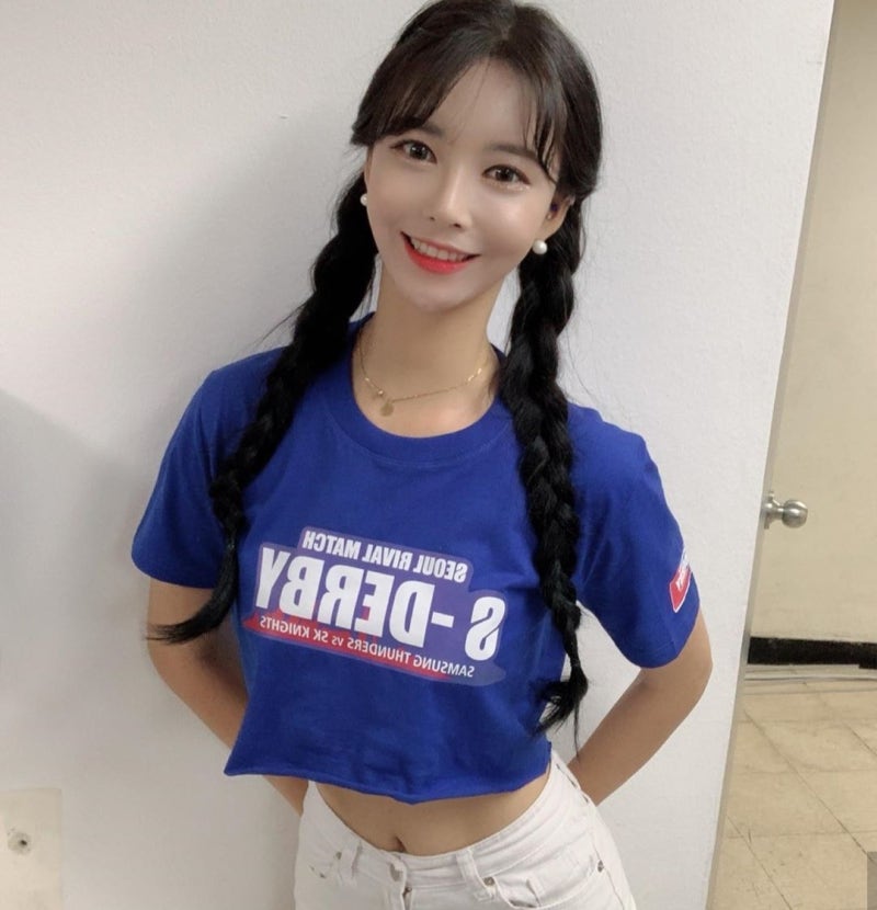 🌿LG트윈스 치어리더 원민주-인스타그램 사진 : 네이버 블로그