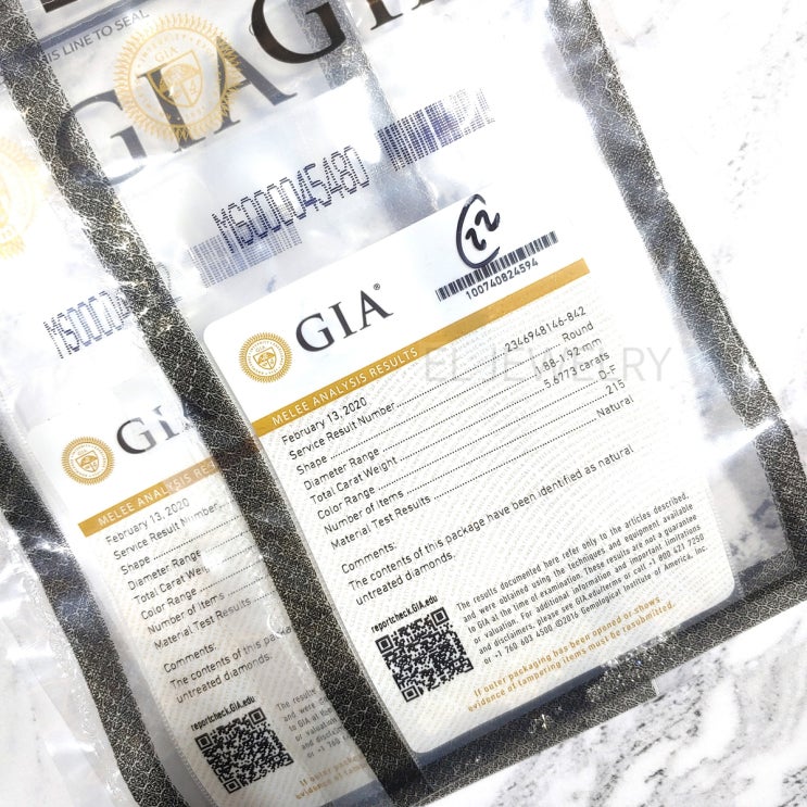 [국내 유일] GIA 멜레(쓰부, SV) 다이아몬드 정식 수입