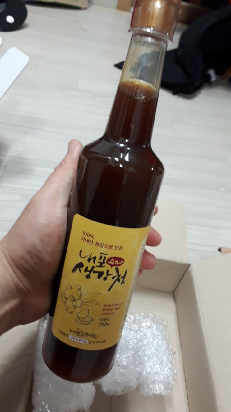  내포농부식품 건강차  생강수제청 의 효능 제대로 알고 음용 하자.