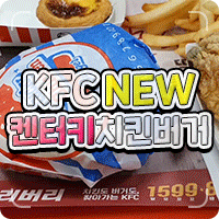  KFC 켄터키치킨버거 호불호 갈리겠어요.