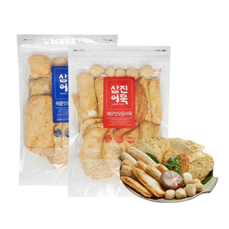  [뜨는상품][핫한상품][삼진어묵] 해물모듬어묵 900g + 매운모듬어묵 900g, 단품 제품을 소개합니다!!
