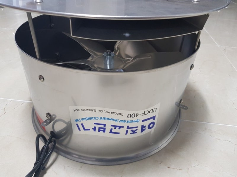 대구 경북 대구송풍기 대동기업사 연직교반기 UDCF-400 상하공기교반기 ACF-400 공기순환팬 하우스용시설순환팬 육묘장 유리 ...
