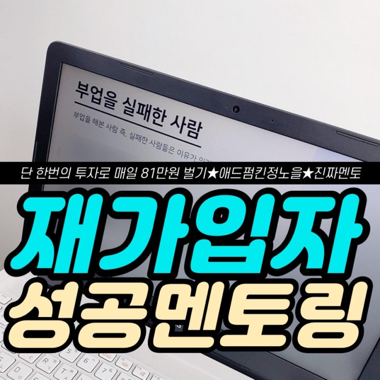 부업실패 <애드펌킨 재가입> 3주만에 486만원