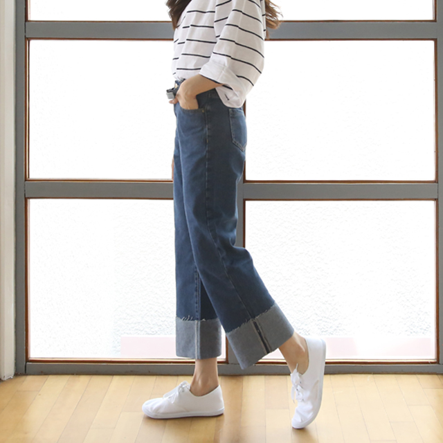 시크진 여성용 와이드 일자 통 청바지 롤업진 추천해요 시크진 여성용 와이드 일자 통 청바지 롤업진 추천해요