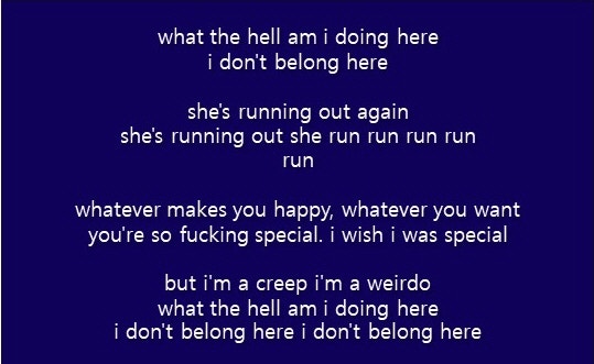인천영어학원 과 함께하는 Creep - 라디오헤드 가사/ 해석 : 네이버 블로그
