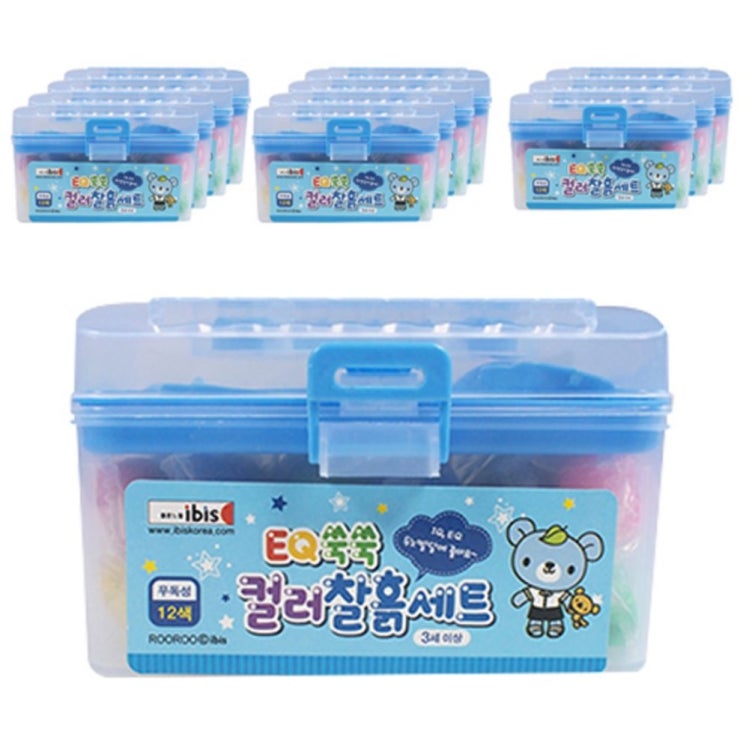  [특가 제품] 아이비스 EQ쑥쑥컬러찰흙세트 CR11041   23,580원  