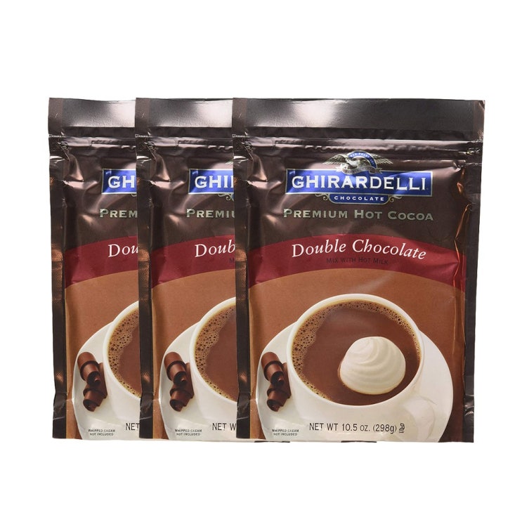  기라델리 핫 코코아 믹스 더블 105oz298g 3팩 Ghirardelli Hot Cocoa Mix Double 298g