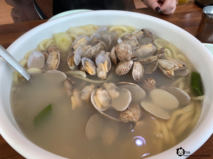  경기 광주 중대동 맛집 바지락칼국수 면빨 죽여줘요~