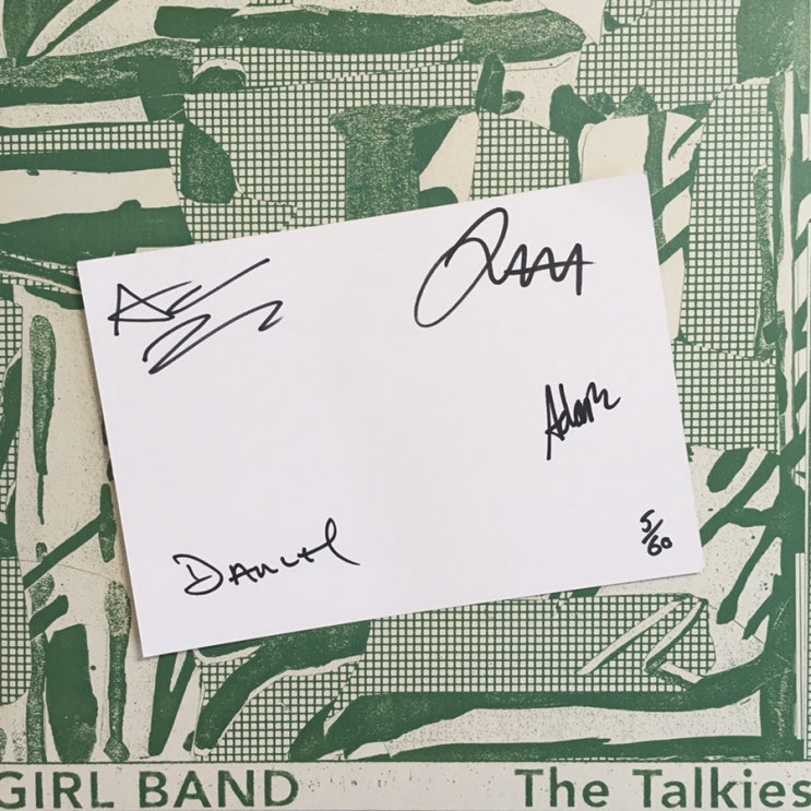 [LP, 엘피] Girl Band – The Talkies (Blue 바이닐, 싸인반)