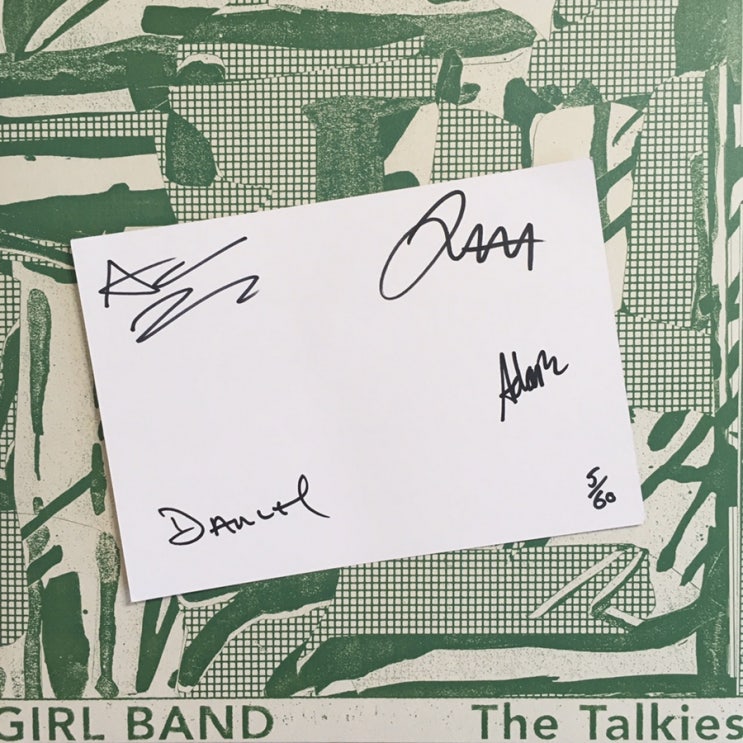 [LP, 엘피] Girl Band – The Talkies (Blue 바이닐, 싸인반)