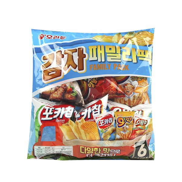  오리온 감자패밀리팩6입180g X 2 무료배송 SC3 SC3오리온감자패밀리팩6입180g X 2
