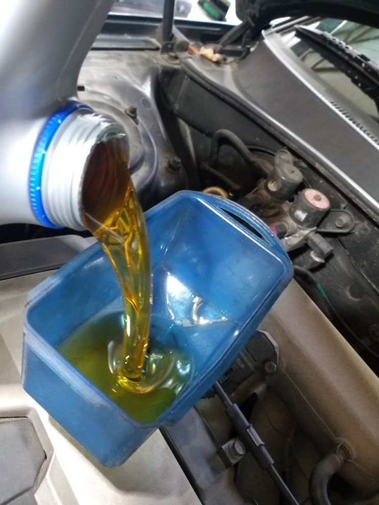  3514 옵티마 LPG 엔진오일 교환