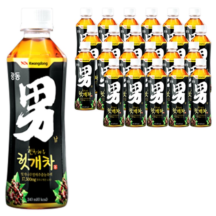 (로켓배송)광동 힘찬하루 헛개차, 340ml, 24개입 추천해요