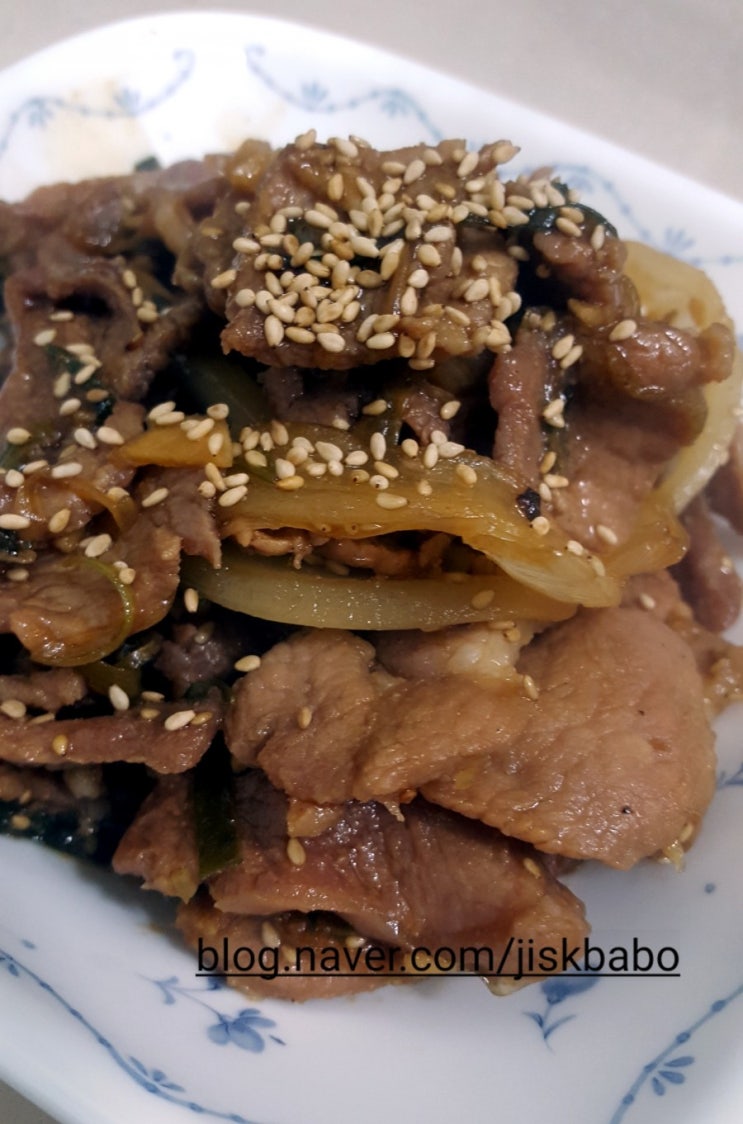 집밥백선생,백종원 돼지불고기 레시피, 초 간단 불고기 만들기, 돼지 앞다리살 불고기:)