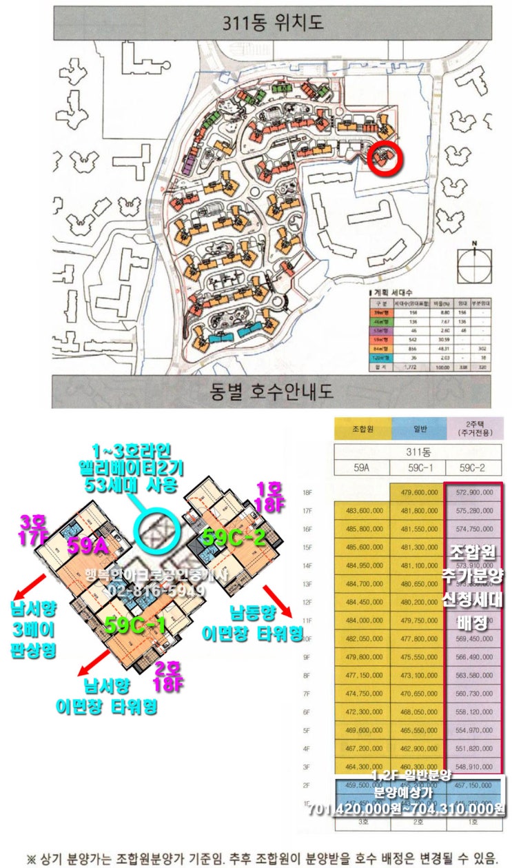  흑석3구역 흑석리버파크자이 - 311동 분양가,평면도,위치 / 5월 일반분양 예정