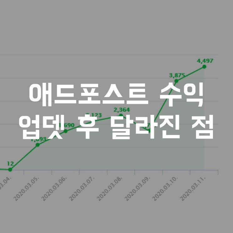  애드포스트수익인증, 네이버 업데이트되면서 달라진점 (+구글애드센스, 쿠팡파트너스, 블로그제휴마케팅)