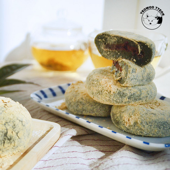   찹쌀모찌 식사대용 건강떡 디저트 맛있는떡 영양찰떡 찹쌀쑥떡 아침대용떡 감사떡 공단보자기포장 찹쌀떡