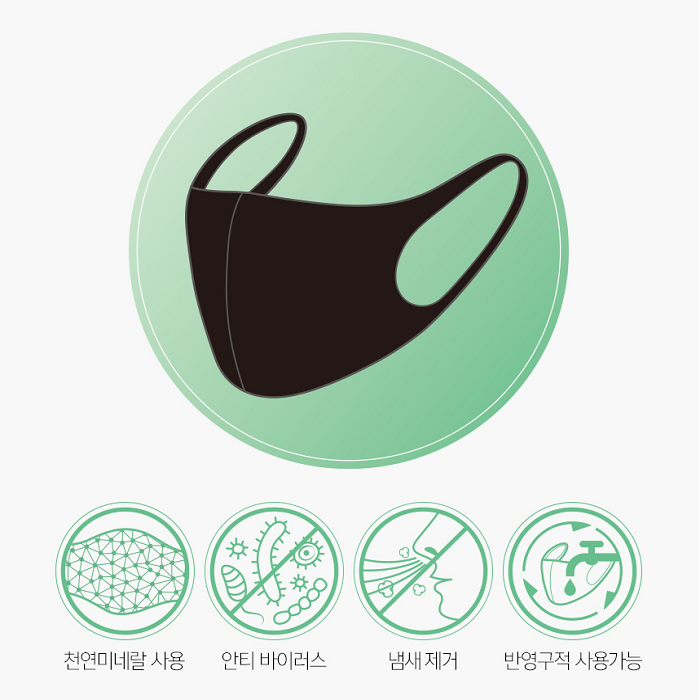  INOMSKIN 미네랄 향균 마스크 [아미기프트 판촉물]