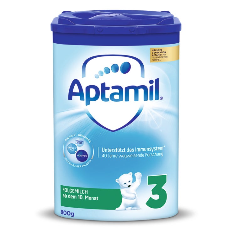  Aptamil 프로누트라 어드밴스 분유 3단계, 800g, 1개