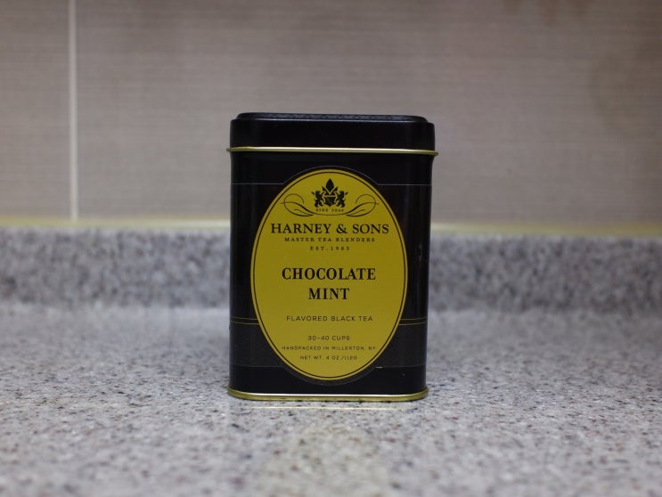 하니앤손스(Harney&Sons) 초콜릿 민트 블랙티 반민초단의 오플닷컴 구매후기