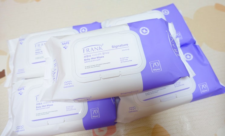  아기물티슈 기준치 이하가 아닌 불검출 프랭크!
