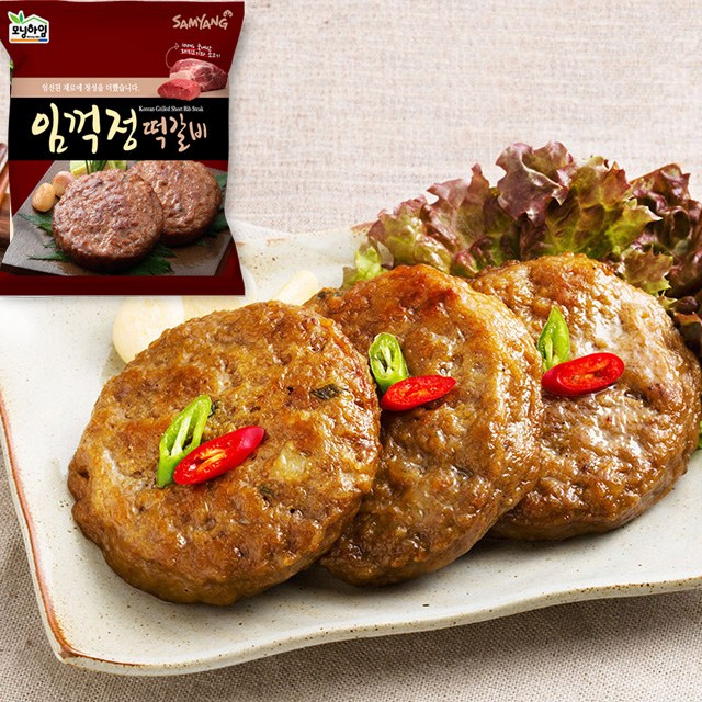  모닝하임 임꺽정 떡갈비1200gX2팩총24장 1set