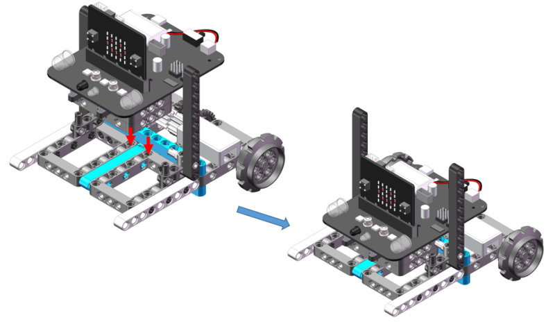 마이크로비트 빌딩비트 강좌 9강 - 삼각 캐터필러 만들기/Microbit Building:bit Starter Kit ...