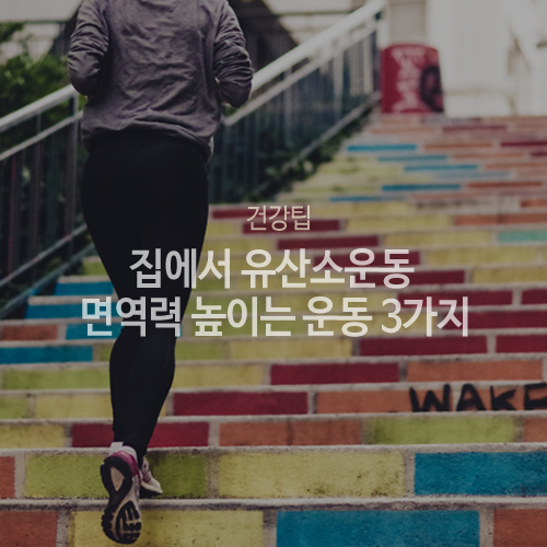  집에서 유산소운동 코로나 홈트 면역력 높이는 운동 3가지