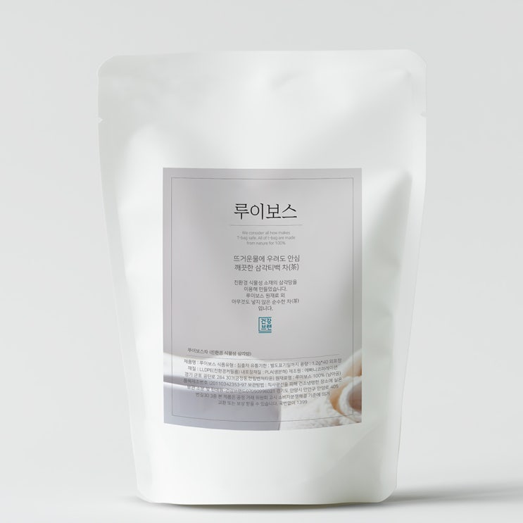 건강브랜드 루이보스 티 임산부도 안심 사탕수수 생분해 티백망, 40개입, 1.2g 추천해요 건강브랜드 루이보스 티 임산부도 안심 사탕수수 생분해 티백망, 40개입, 1.2g 추천해요