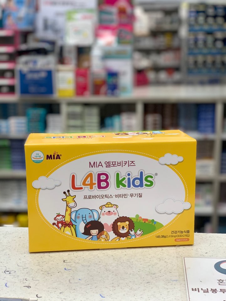  엘포비키즈 MIA L4Bkids 어린이프리미엄유산균 - 엘포비 프로바이오틱스 프리바이오틱스 사당역판매약국 추천 가격