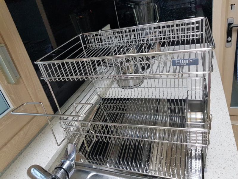 한샘 플래티넘 올스텐 2단 식기 건조대 구입 및 사용 후기