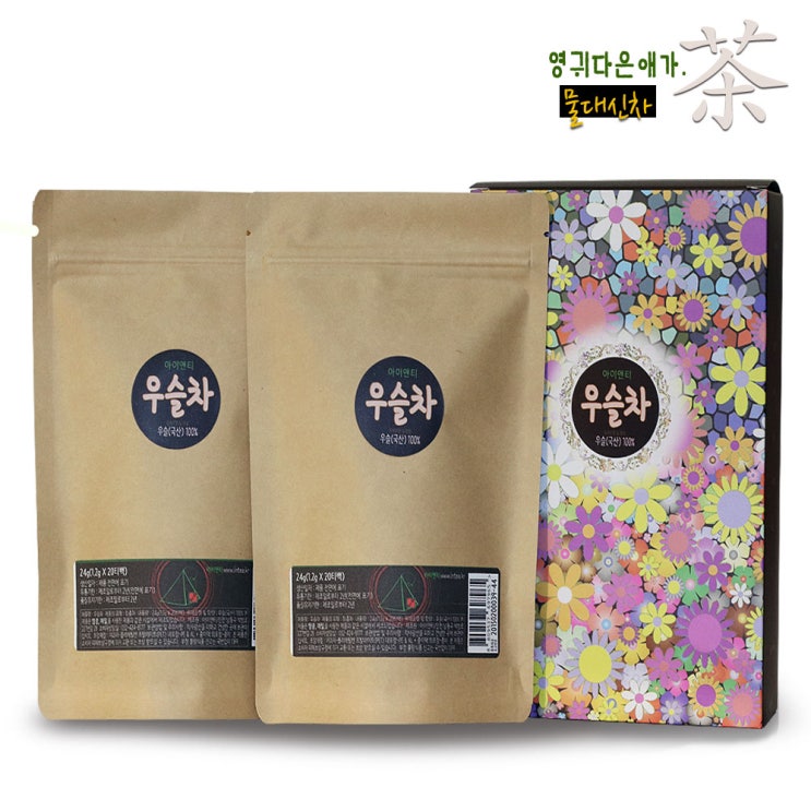   영귀다은애가 우슬차 40개입 48g 삼각티백 차 국산 100 우슬초 쇠무릎 우슬뿌리 주문후생산 효능 40개 12g
