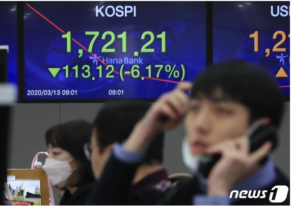  주식폭락 서킷브레이커,사이드카 발동 18년만에 처음이라네요~