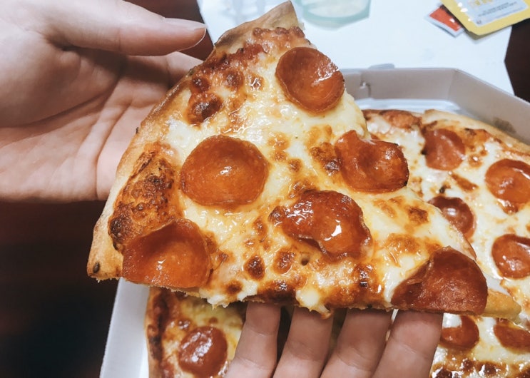  피자맛집 청년피자 페퍼로니피자 후기 :)